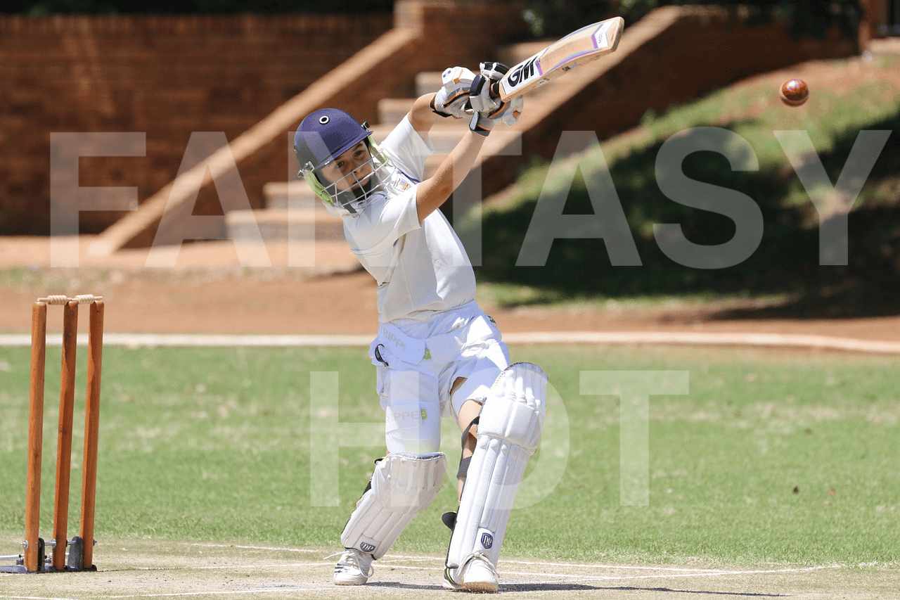 Focused Cricket Batsman